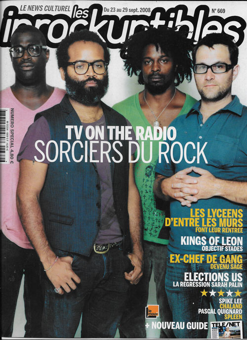 Les Inrockuptibles 669 2008 09 TV on the radio