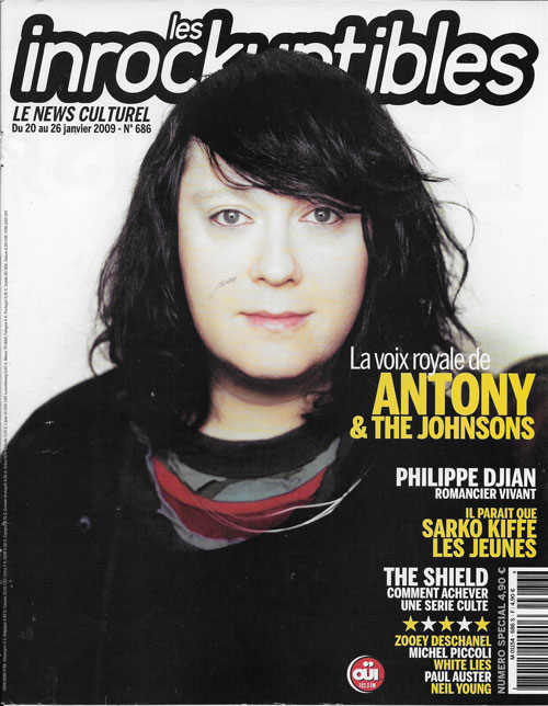 Les Inrockuptibles n686 Janvier 2009 Antony & The Johnsons