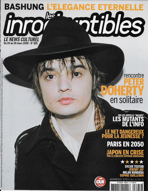 Les Inrockuptibles n695 Mars 2009 Peter Doherty