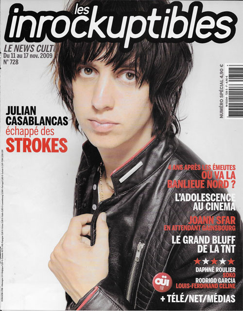 Les Inrockuptibles n728 2009 11 Julain Casablancas