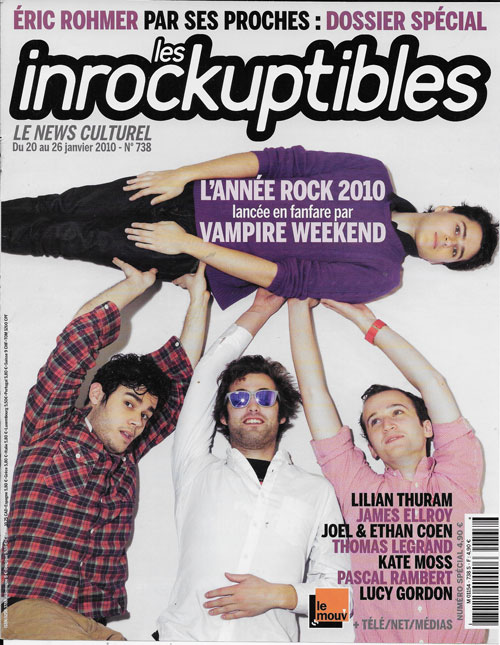 Les Inrockuptibles 738 janvier 2010 Vampire Weekend