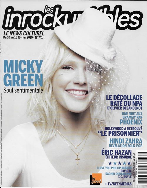 Les Inrockuptibles n741 2010 02 Micky Green