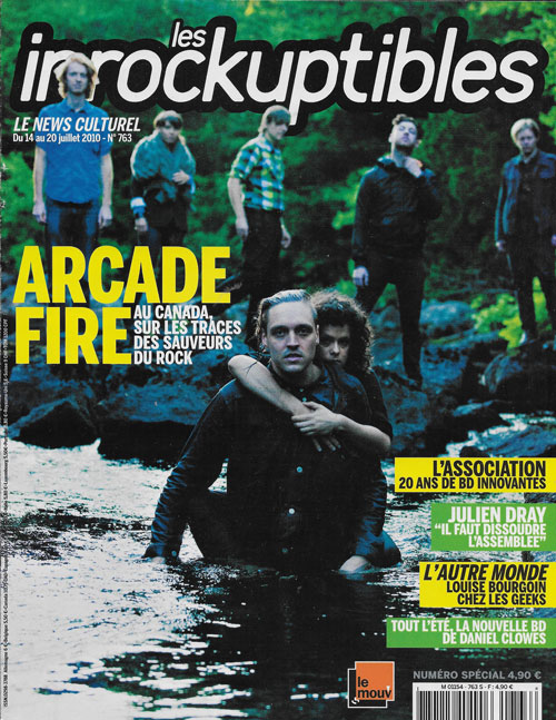 Les Inrockuptibles 763 2010 07 arcade fire