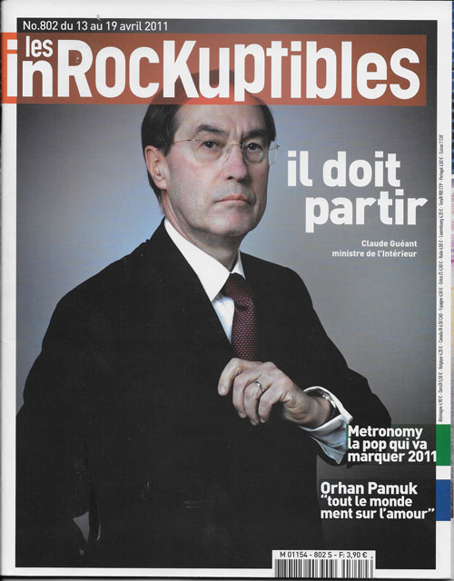 Les Inrockuptibles n  802 - Avril 2011 Claude Gueant cover