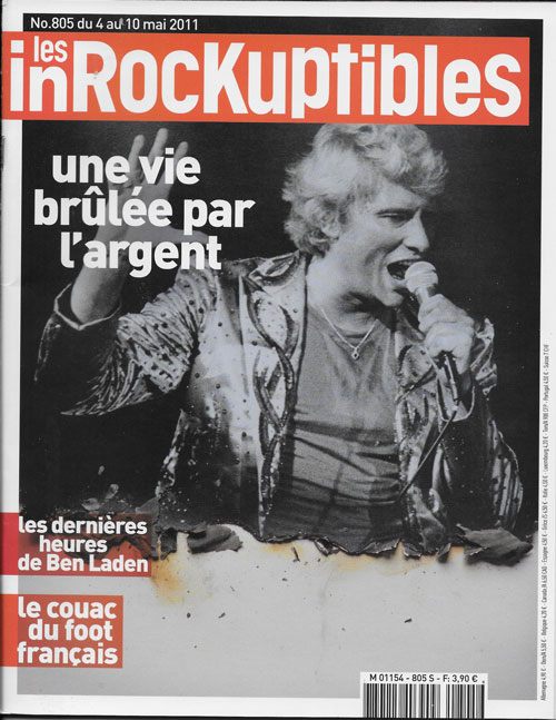 Les Inrockuptibles n 805 Mai 2011 Johnny Halliday cover