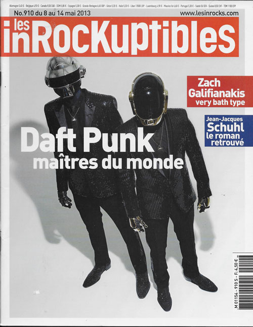 Les Inrockuptibles n 910 - Mai 2013 Daft Punk cover