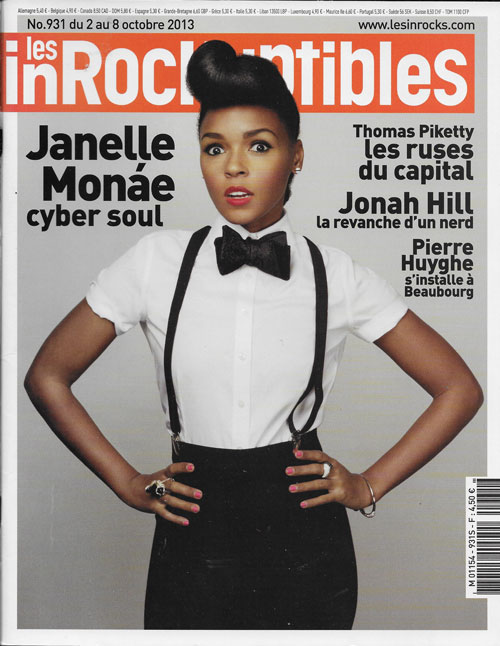 Les Inrockuptibles n 931 - Octobre 2013 Janelle Mona cover