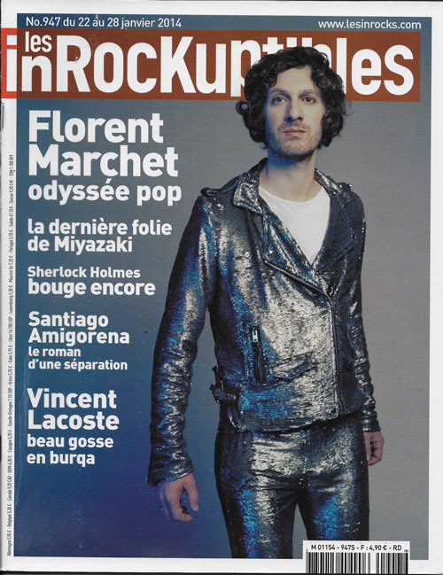 Les Inrockuptibles n947 Janvier 2014 Florent Marchet cover