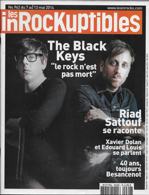 Les Inrockuptibles n 962 Mai 2014 The Black Keys cover