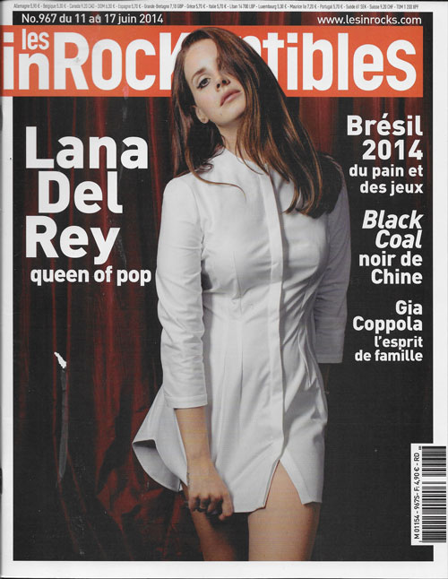 Les Inrockuptibles n 967  Juin 2014 Lana Del Rey cover