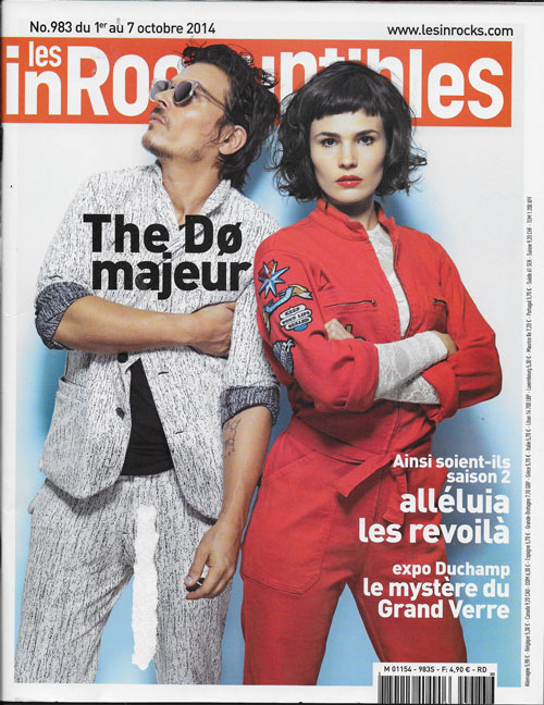 Les Inrockuptibles n 983 - Octobre 2014The Do cover