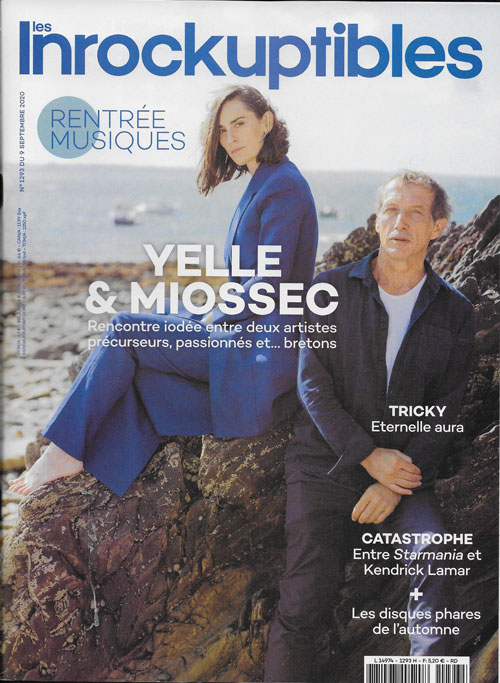 Les Inrockuptibles n1293 Septembre 2020 Yelle et Miossec cover