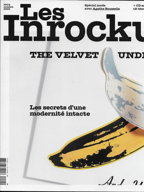 Les Inrockuptibles 04 Octobre 2021 Velvet Underground cover