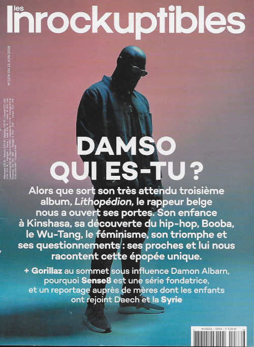 Les Inrockuptibles 1176 2018 06 Damso cover