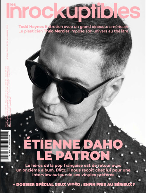 Les Inrockuptibles n1146 Novembre 2017 Etienne Daho cover