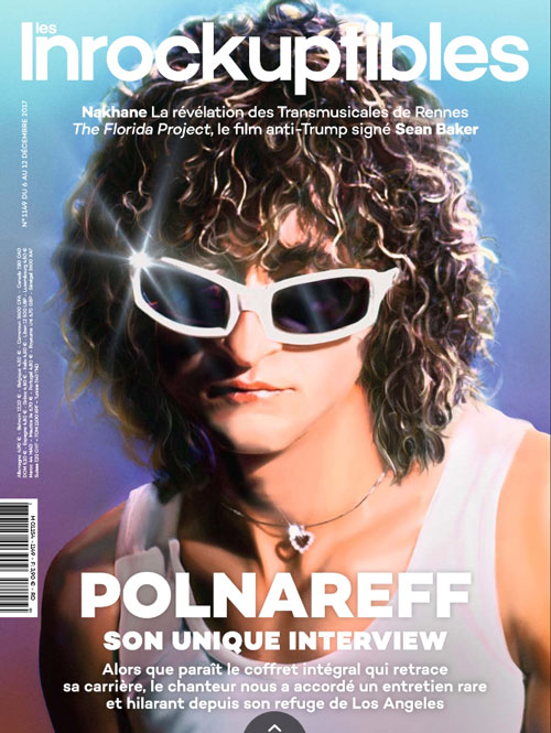 Les inrockuptibles 1149 Dcembre 2017 cover Michel Polnareff