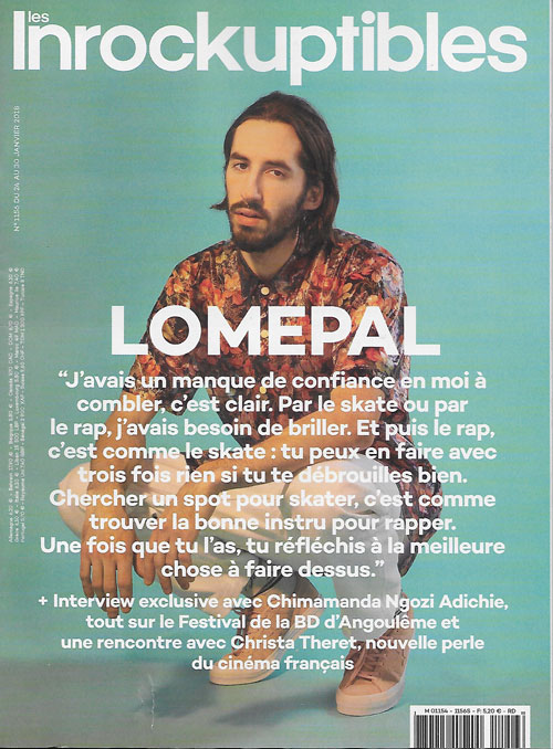 Les Inrockuptibles n 1156 Janvier 2018 cover