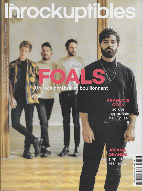 Les Inrockuptibles 1212 Fvrier 2019 Foals cover