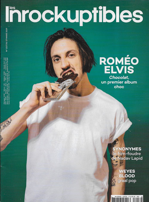 Les Inrockuptibles 1217 Mars 2019 Romo Elvis cover