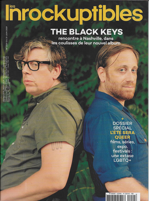 Les Inrockuptibles n1229 du 19 juin 2019 The Black Keys cover