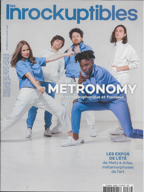 Les Inrockuptibles 1233 2021_07 Metronomy cover