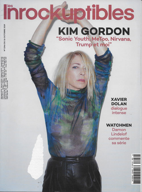 Les Inrockuptibles n 1246 Octobre 2019 Kim Gordon cover