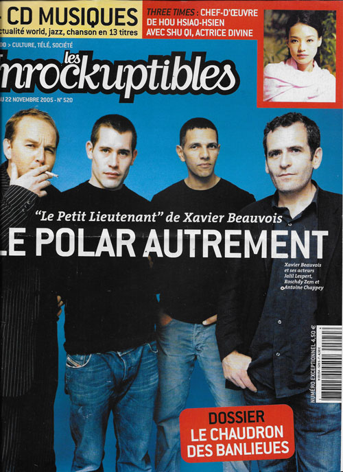 Les Inrockuptibles n520 Novembre 2005 cover Xavier Beauvois