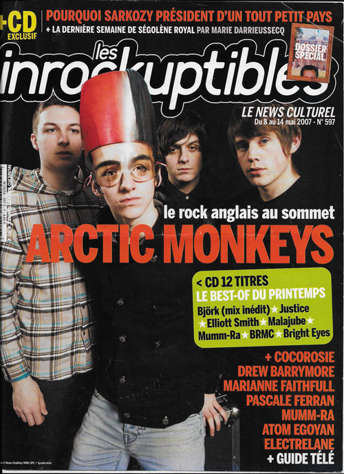 Les Inrockuptibles n597 Mai 2007 cover Artick Monkeys