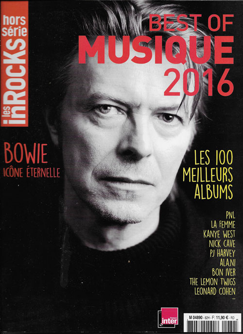 Les Inrocks Hors Srie Best of 2016 cover