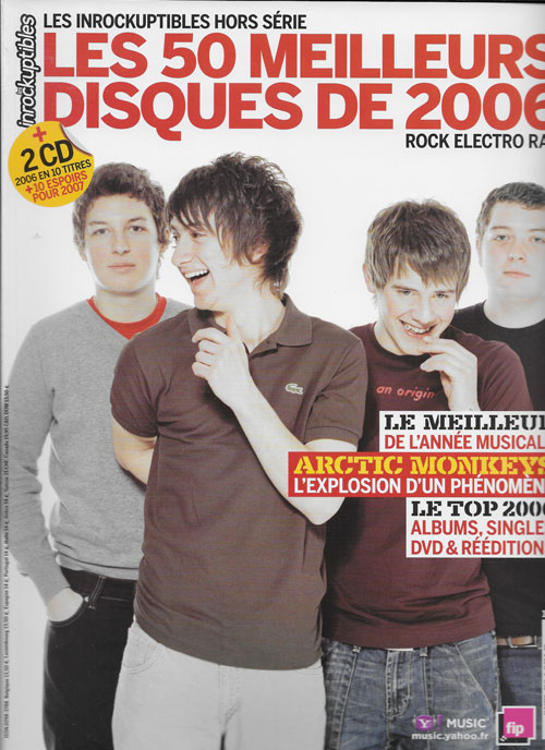 Les Inrockuptibles hors srie n30 Les 50 meilleurs disques de 2006 Artic Monkeys cover