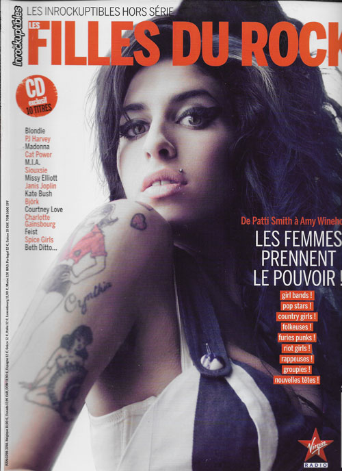 Les Inrockuptibles hors srie n 36 Les filles du rock Amy Wine house cover