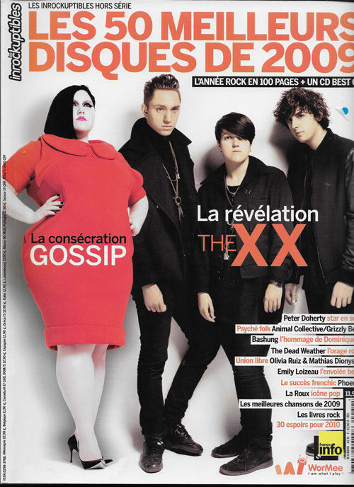 Les Inrockuptibles Hors srie 42 Les 50 meilleurs disques de 2009 Gossip cover