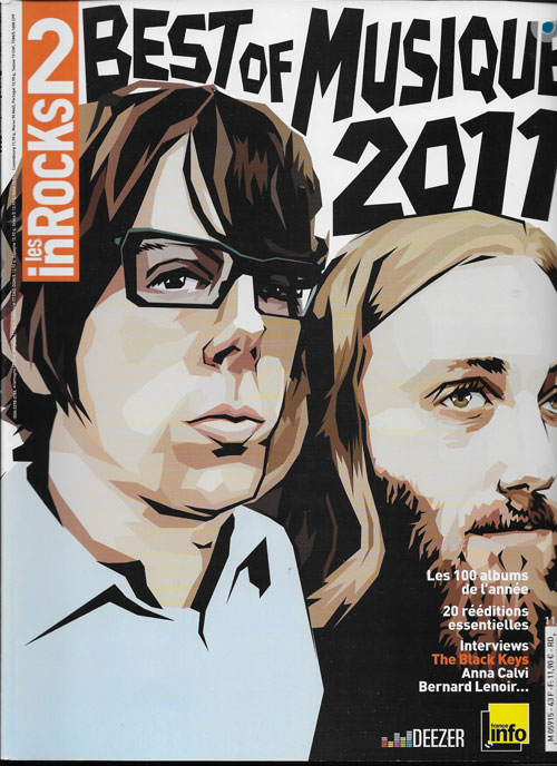 Les Inrocks 2 Best of musique 2011 The Black Keys cover