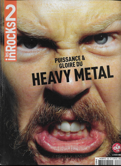 Les Inrocks 2 n 46 Puissance et gloire du heavy metal cover