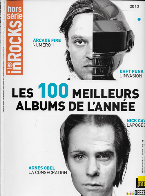 Les Inrocks hors srie Les 100 meilleurs albums de l'anne 