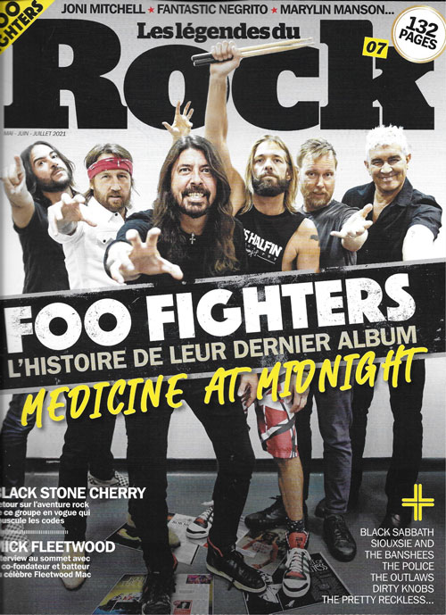 Les lgendes du rock n7 Mai Juin Juillet 2021 Foo Fighters cover