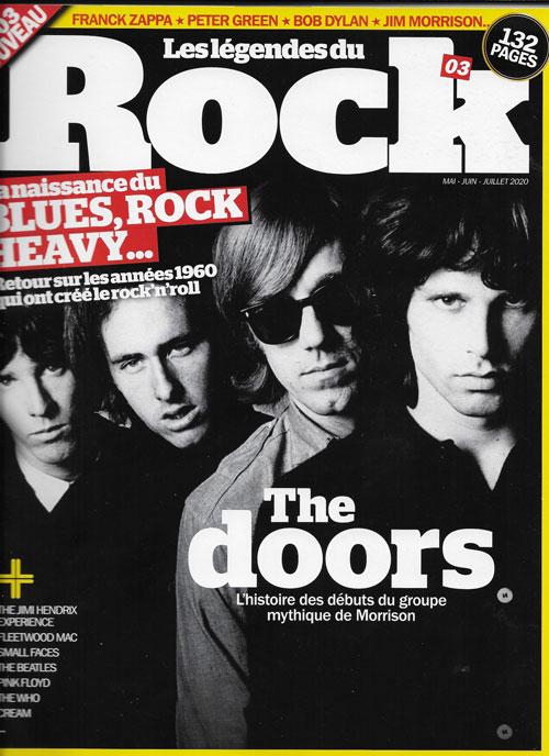 Les lgendes du rock n03 The Doors Mai juin juillet 2020 cover