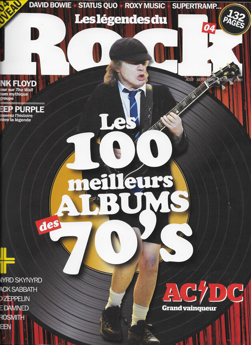 Les lgendes du rock n04 Aot, septembre, octobre 2020 AC DC cover