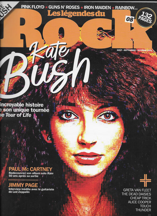 Les lgendes du rock n 8 Aot Septembre Octobre 2021 Kate Bush cover