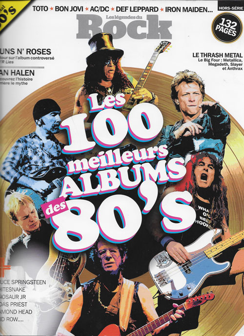 Les Lgendes du rock Hors srie Les 100 meilleurs albums des 80's