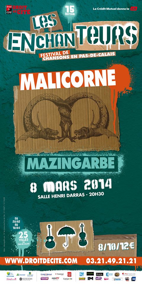 concet de Malicorne le 8 mars 2014 Les Enchanteurs Mazingarbe