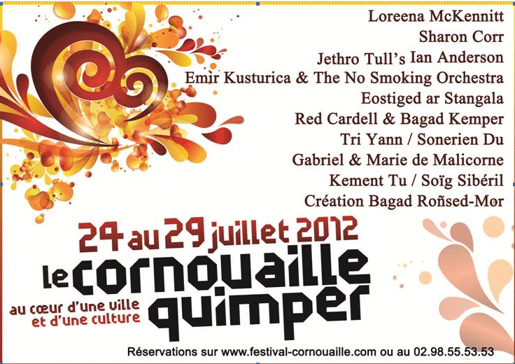 Affiche Festival de Cornouaille 2012 