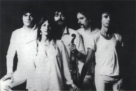 Le groupe Malicorne en 1981. Extrait de la pochette de Balanoire en feu